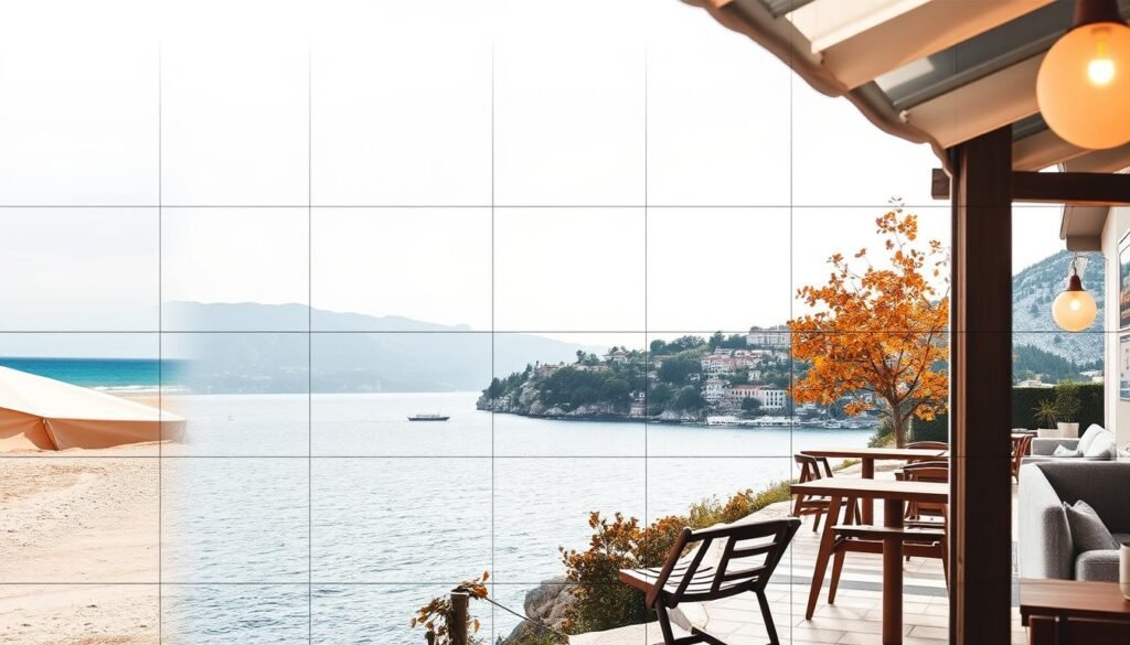 A month-by-month visual guide to Croatia's weather and events, captured in a clean, minimal style. A calendar grid forms the background, with each month represented by an atmospheric vignette - a sun-drenched beach in summer, a cozy cafe in autumn, a snowy mountain landscape in winter. The focus is on conveying the unique character and highlights of each season through carefully composed scenes that evoke the sights, sounds and activities. Soft, natural lighting illuminates the details, while a muted, earthy color palette ties the elements together into a cohesive, visually striking whole. A month-by-month visual guide to Croatia's weather and events, captured in a clean, minimal style. A calendar grid forms the background, with each month represented by an atmospheric vignette - a sun-drenched beach in summer, a cozy cafe in autumn, a snowy mountain landscape in winter. The focus is on conveying the unique character and highlights of each season through carefully composed scenes that evoke the sights, sounds and activities. Soft, natural lighting illuminates the details, while a muted, earthy color palette ties the elements together into a cohesive, visually striking whole.