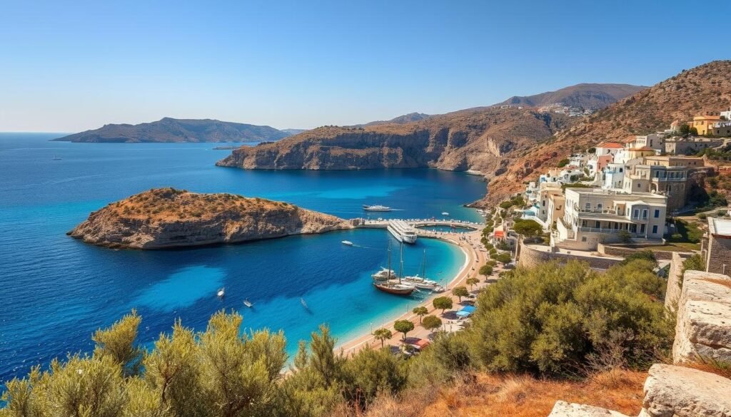 islands in the aegean sea, blue waters and white sandy beaches, picturesque seaside villages with traditional greek architecture, rugged hills and cliffs overlooking the sea, olive groves and vineyards, a warm mediterranean sun casting a golden glow, shot with a wide-angle lens to capture the expansive vistas, conveying a sense of tranquility, natural beauty, and the idyllic charm of the greek islands islands in the aegean sea, blue waters and white sandy beaches, picturesque seaside villages with traditional greek architecture, rugged hills and cliffs overlooking the sea, olive groves and vineyards, a warm mediterranean sun casting a golden glow, shot with a wide-angle lens to capture the expansive vistas, conveying a sense of tranquility, natural beauty, and the idyllic charm of the greek islands